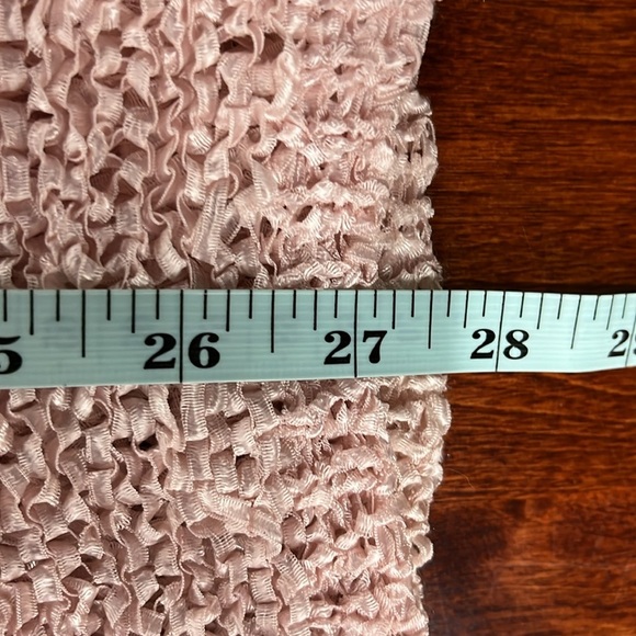 Chico’s Womens Emily Cardigan 3 (XL) Pale Pink Open Front Loose Knit Elegant NWT - Picture 10 of 11